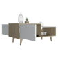Mesa de Centro Bora (1C) Rovere + Blanco (envío RM)